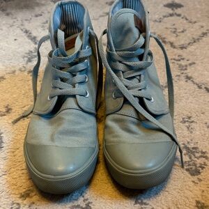 Bangs Blue High-Top Sneakers